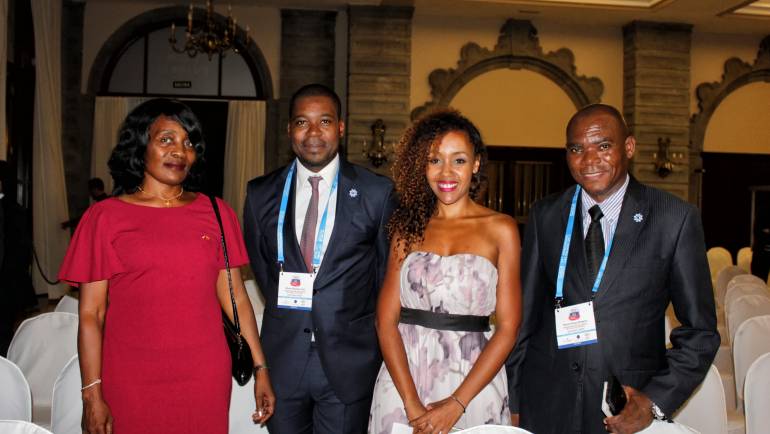 Una delegación de Guinea Ecuatorial, en los premios «Puertos de Las Palmas 2017»